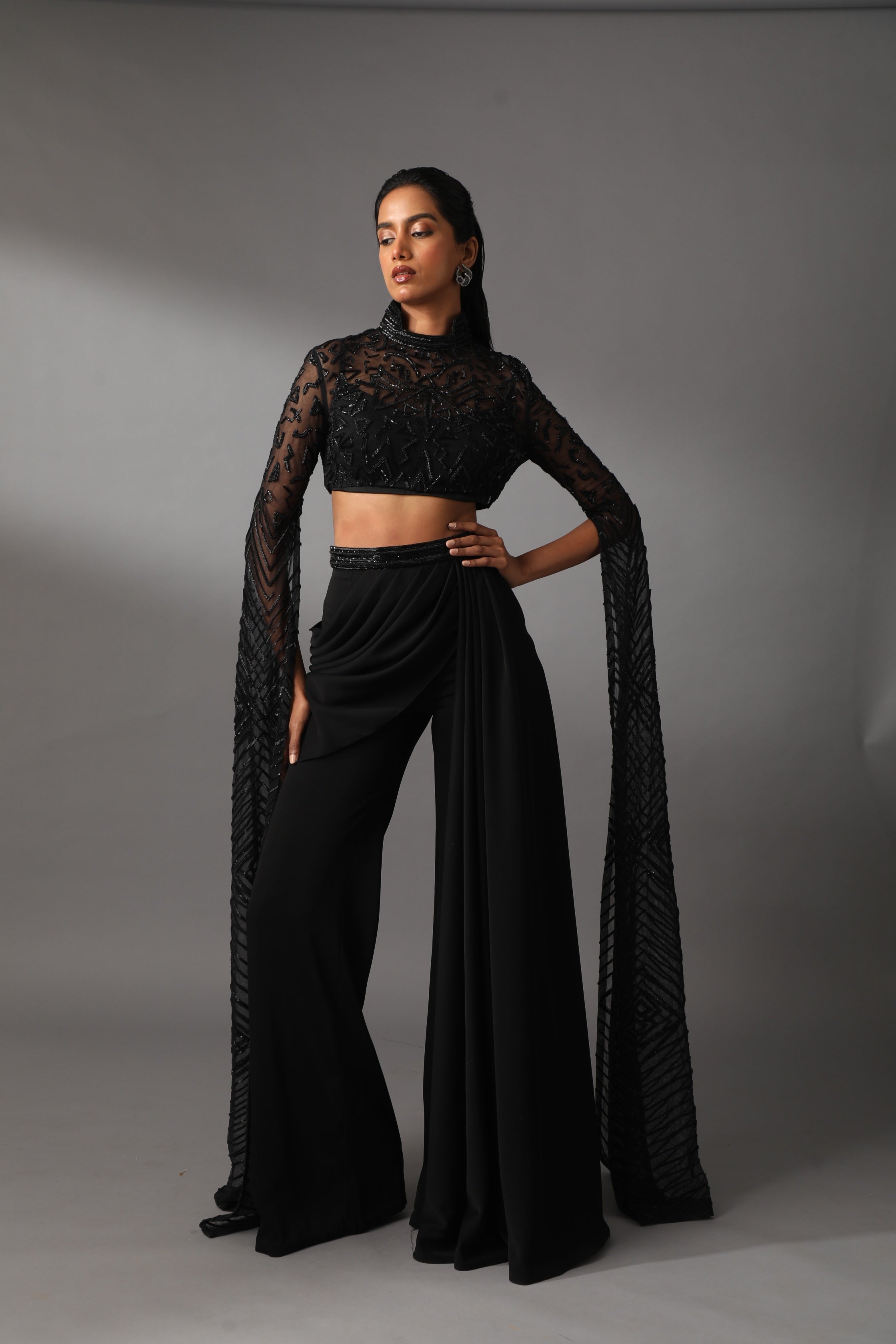 Noir Mirage Pants Set