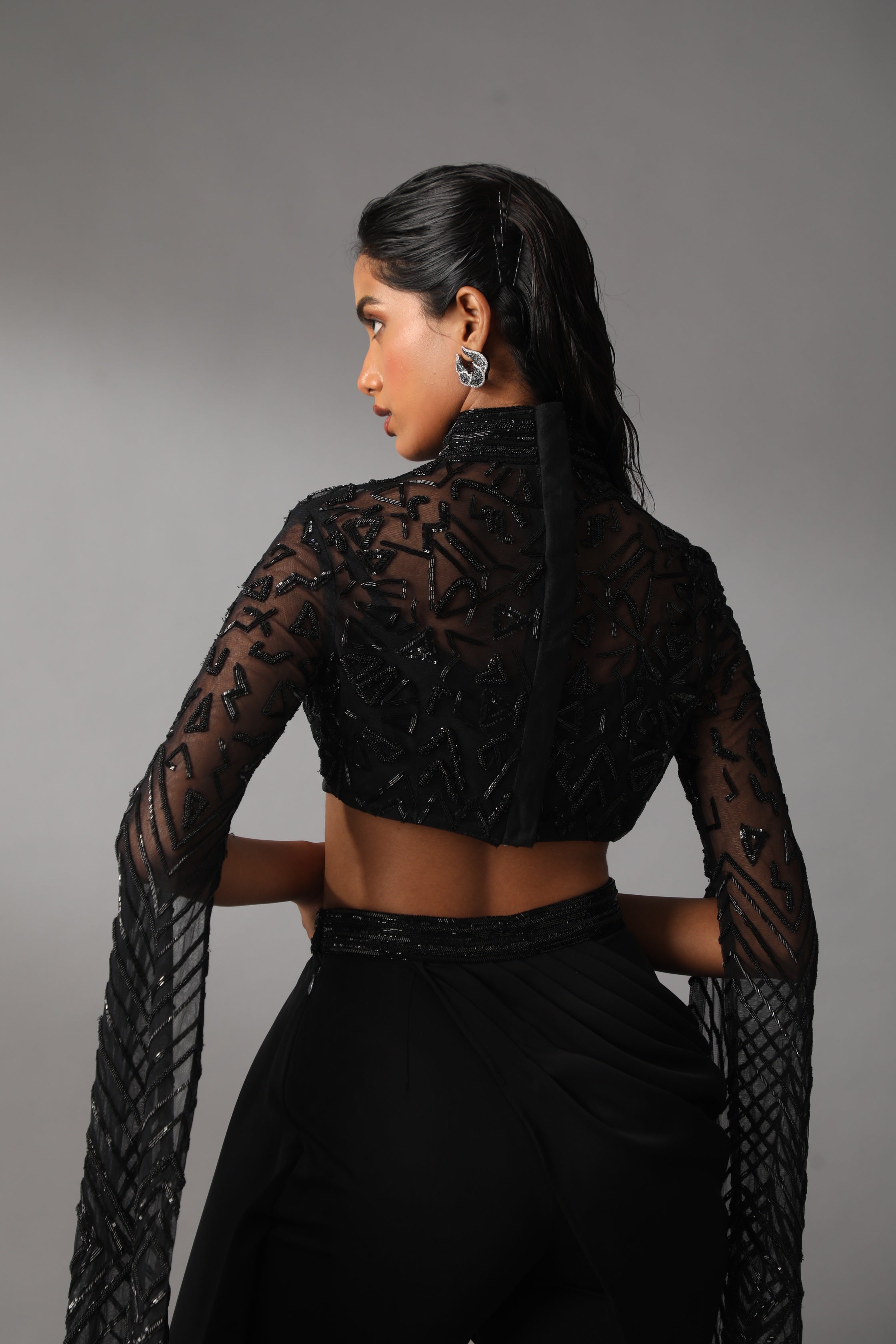 Noir Mirage Pants Set