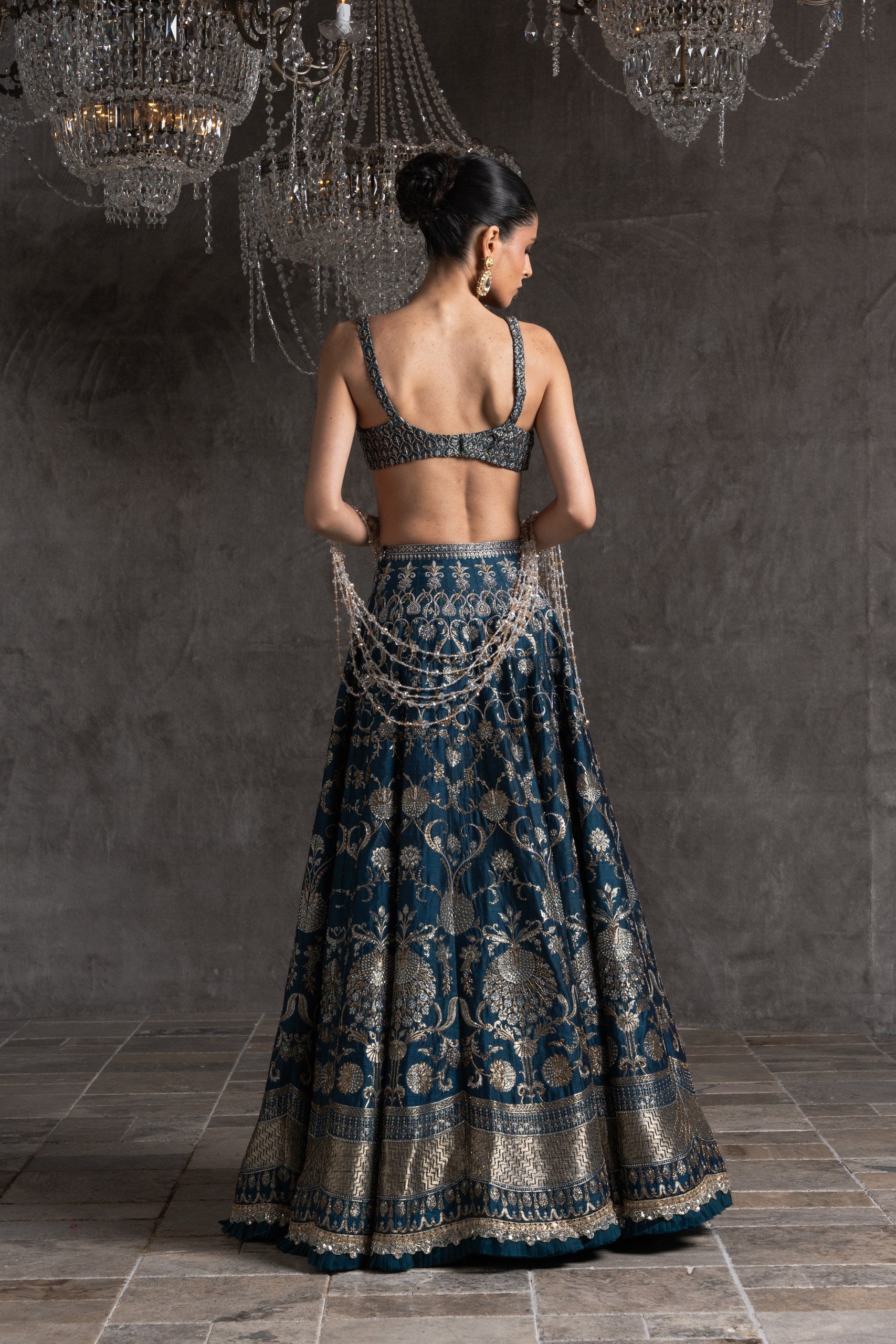 Banarasi Bleu Lehengha